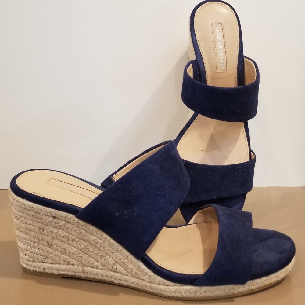 Antonio Melani wedge sandal, rope wedge